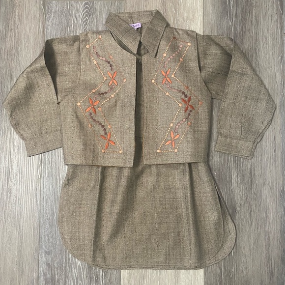 Boys Two Piece Top/Vest - Picture 1 of 4